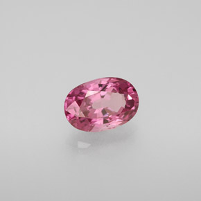Espinela rosa natural de 1,27 ct, corte óvalo, VVS-VS