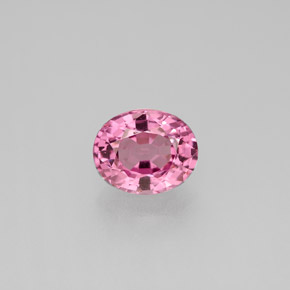 Espinela rosa natural de 1,48 ct, corte óvalo, VVS-VS