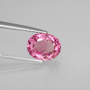 Espinela rosa natural de 1,37 ct, corte óvalo, VS