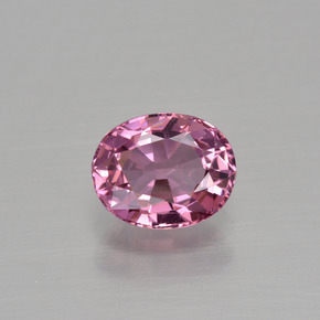 Espinela rosa natural de 1,16 ct, corte óvalo, VS