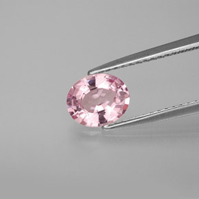 Espinela rosa natural de 1,03 ct, corte óvalo, VS
