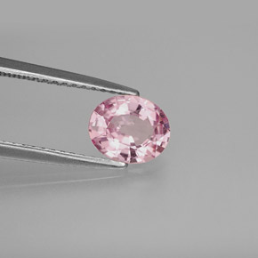 Espinela rosa natural de 1,03 ct, corte óvalo, VS