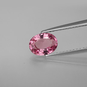 Espinela rosa natural de 0,99 ct, corte óvalo, VS