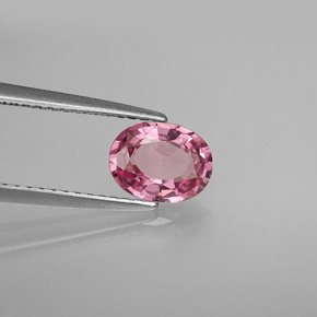 Espinela rosa natural de 0,99 ct, corte óvalo, VS