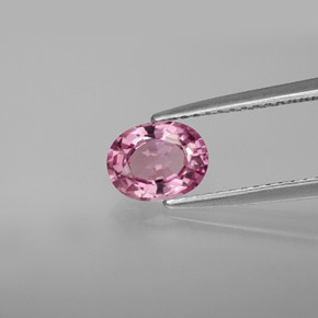 Espinela rosa natural de 1,05 ct, corte óvalo, VS