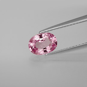 Espinela rosa natural de 1,05 ct, corte óvalo, VS