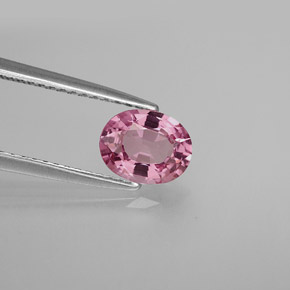 Espinela rosa natural de 1,08 ct, corte óvalo, VVS-VS