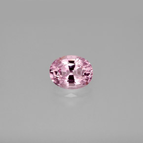 Espinela rosa natural de 0,97 ct, corte óvalo, VS