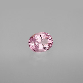 Espinela rosa natural de 0,97 ct, corte óvalo, VS