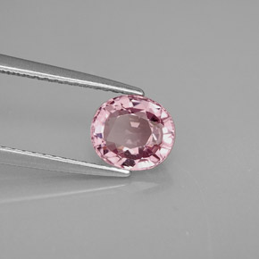 Espinela rosa natural de 1,46 ct, corte óvalo, VVS-VS