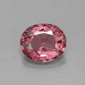 Espinela rosa natural de 1,70 ct, corte óvalo, SI