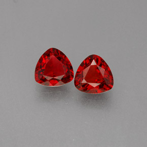 Gemas de espinela rojo natural de  ct, trillón, VS
