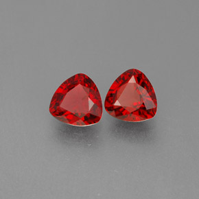 Gemas de espinela rojo natural de  ct, trillón, VS