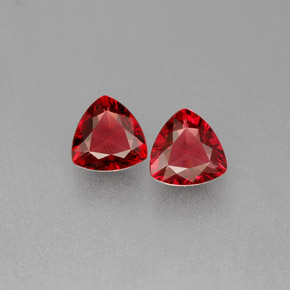 Gemas de espinela rojo natural de  ct, trillón, VS