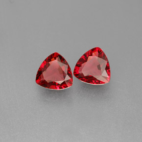 Gemas de espinela rojo natural de  ct, trillón, VS