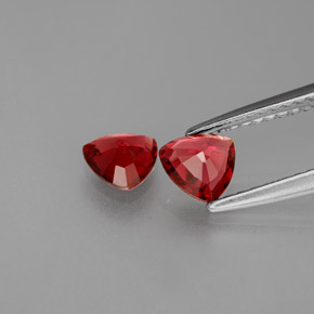 Gemas de espinela rojo natural de  ct, trillón, VS