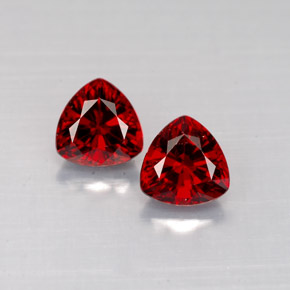Gemas de espinela rojo natural de  ct, trillón, VS