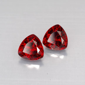 Gemas de espinela rojo natural de  ct, trillón, VS