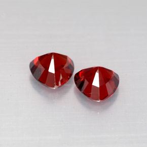 Gemas de espinela rojo natural de  ct, trillón, VS