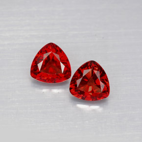 Gemas de espinela rojo natural de  ct, trillón, VS