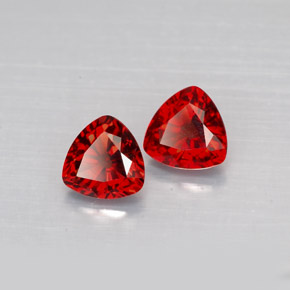 Gemas de espinela rojo natural de  ct, trillón, VS