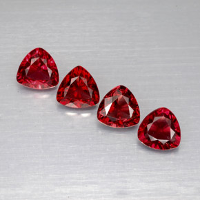 Gemas de espinela rojo natural de  ct, trillón, VS
