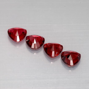 Gemas de espinela rojo natural de  ct, trillón, VS