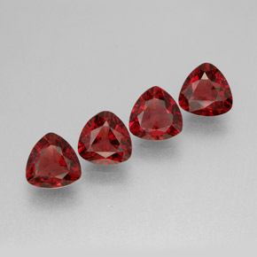 Gemas de espinela rojo natural de  ct, trillón, VS