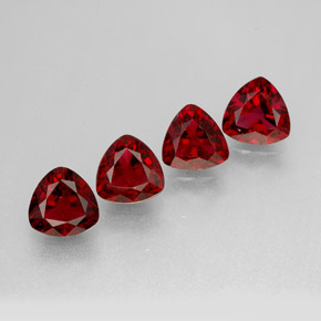 Gemas de espinela rojo natural de  ct, trillón, VS