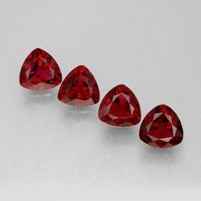 Gemas de espinela rojo natural de  ct, trillón, VS