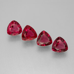 Gemas de espinela rojo natural de  ct, trillón, VS