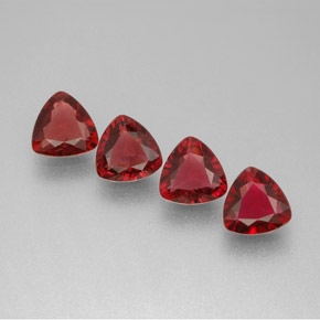 Gemas de espinela rojo natural de  ct, trillón, VS