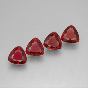 Gemas de espinela rojo natural de  ct, trillón, VS