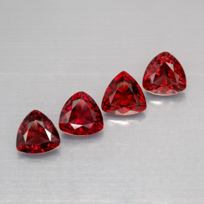 Gemas de espinela rojo natural de  ct, trillón, VS