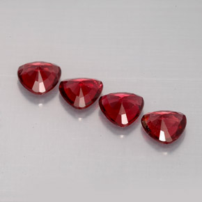 Gemas de espinela rojo natural de  ct, trillón, VS