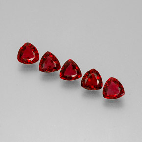 Gemas de espinela rojo natural de  ct, trillón, VS