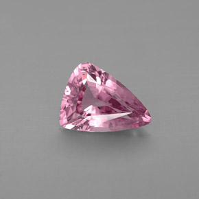 Espinela rosa natural de 0,91 ct, trillón, VVS-VS