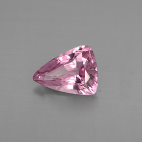 Espinela rosa natural de 0,91 ct, trillón, VVS-VS