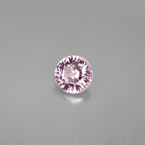 Espinela rosa natural de 0,95 ct, corte redondo, VS