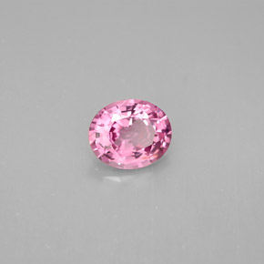 Espinela rosa natural de 1,32 ct, corte óvalo, VS