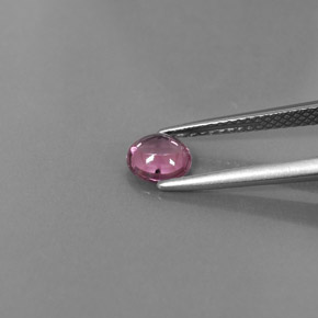 Espinela rosa natural de 0,75 ct, corte redondo, transparente