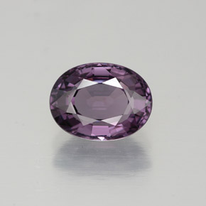 Espinela violeta natural de 1,70 ct, corte óvalo, VVS