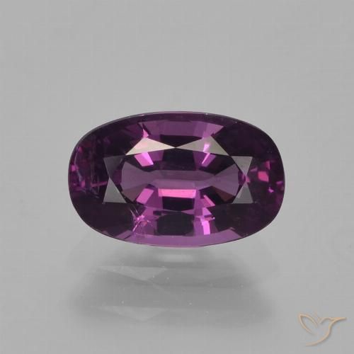 Espinela púrpura natural de 1,10 ct, corte óvalo, VS