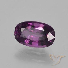Espinela púrpura natural de 1,10 ct, corte óvalo, VS