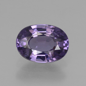 Espinela violeta natural de 1,00 ct, corte óvalo, VS