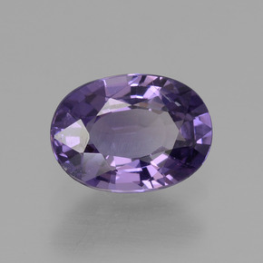 Espinela violeta natural de 1,00 ct, corte óvalo, VS