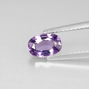 Espinela púrpura natural de 0,87 ct, corte óvalo, VS