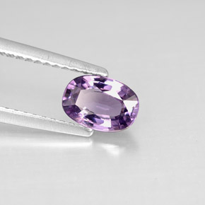 Espinela púrpura natural de 0,87 ct, corte óvalo, VS