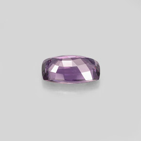 Espinela púrpura natural de 1,30 ct, corte cojín, VS