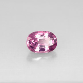 Espinela rosa natural de 1,03 ct, corte óvalo, VS